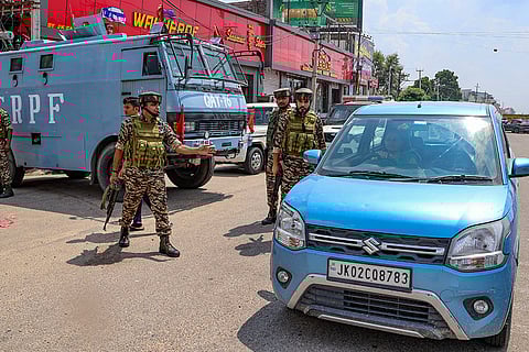 Search ops after army sentry opened fire